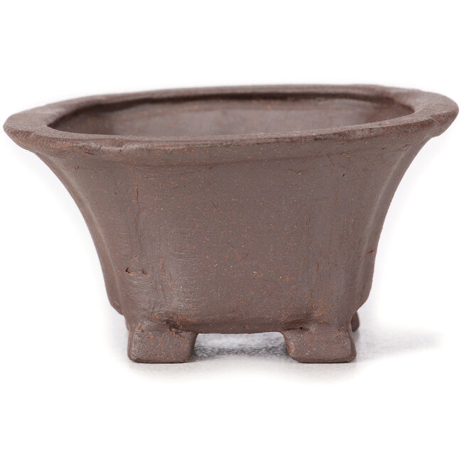 Pot à bonsaï carré non émaillé par Seto - 90 x 90 x 45 mm