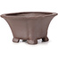 Pot à bonsaï carré non émaillé par Seto - 90 x 90 x 45 mm
