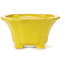 Pot à bonsaï carré jaune par Seto - 90 x 90 x 45 mm