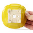 Pot à bonsaï carré jaune par Seto - 95 x 95 x 50 mm
