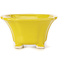 Pot à bonsaï carré jaune par Seto - 90 x 90 x 45 mm