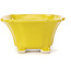 Vaso bonsai quadrato giallo di Seto - 90 x 90 x 45 mm