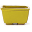 Maceta de bonsái amarilla cuadrada de Seto - 80 x 80 x 45 mm