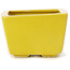 Pot à bonsaï carré jaune par Seto - 80 x 75 x 50 mm