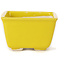 Square yellow bonsai pot by Seto - 80 x 80 x 45 mm