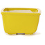 Pot à bonsaï carré jaune par Seto - 85 x 85 x 45 mm