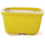 Pot à bonsaï carré jaune par Seto - 85 x 85 x 50 mm
