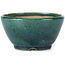 Pot à bonsaï rond vert par Koyou - 110 x 110 x 60 mm