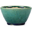 Ronde groene bonsai pot van Koyou - 115 x 115 x 60 mm