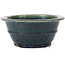 Ronde groene bonsai pot van Koyou - 130 x 130 x 60 mm