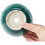 Pot à bonsaï rond vert par Koyou - 115 x 115 x 60 mm