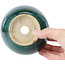 Pot à bonsaï rond vert par Koyou - 110 x 110 x 60 mm