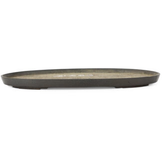 Doban ovale en bronze de 250 mm du Japon