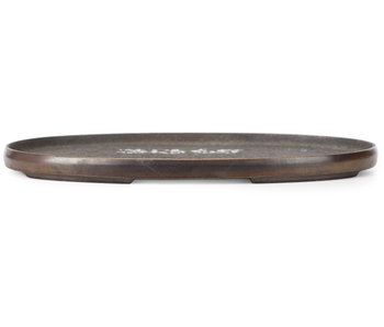 150 mm ovale bronzen doban uit Japan