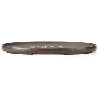 Doban ovale en bronze de 150 mm du Japon