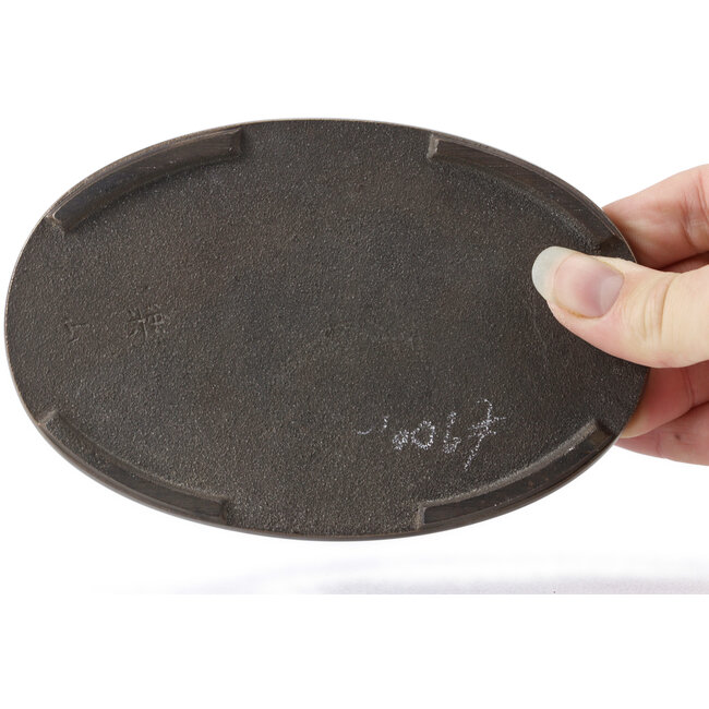 Doban ovale in bronzo - 150 x 95 x 10 mm