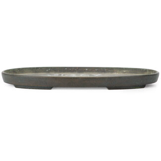 140 mm oval bronze doban from Japan