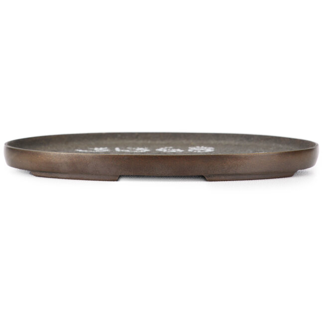 Oval bronze doban - 115 x 80 x 10 mm