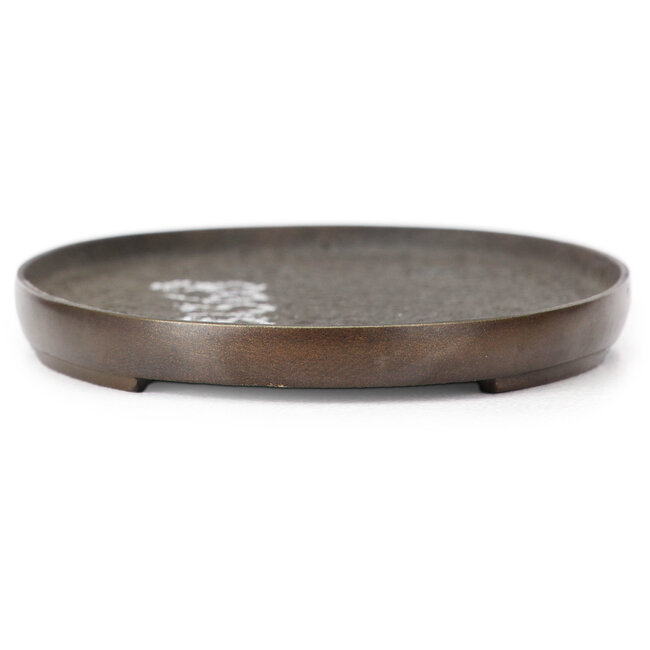 Suiban ovale in bronzo (doban) - 115 x 80 x 10 mm