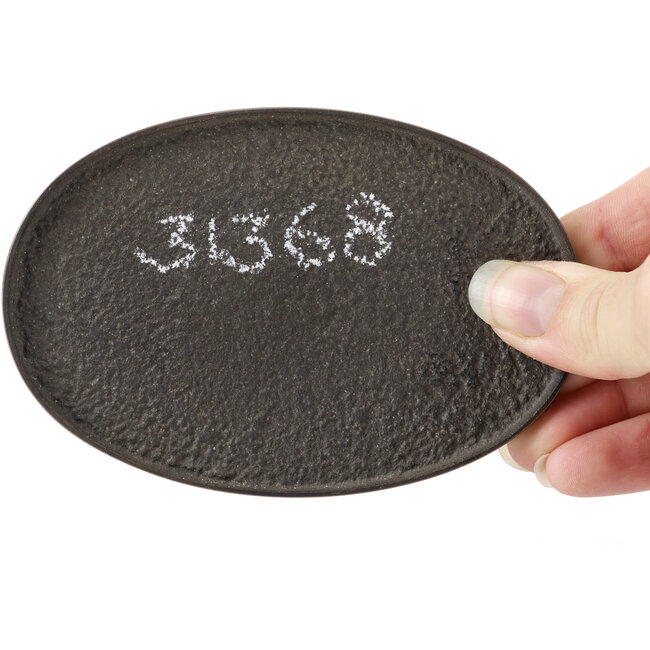 Suiban ovale en bronze (doban) - 115 x 80 x 10 mm