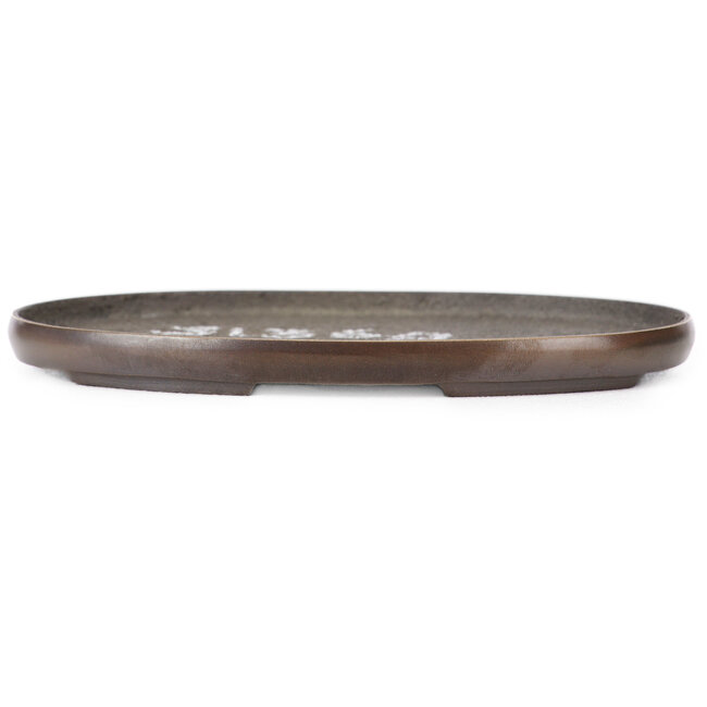 Oval bronze doban - 115 x 80 x 10 mm