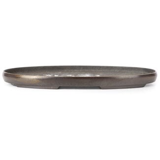 115 mm oval bronze suiban (doban) from Japan
