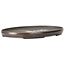 Oval bronze doban - 115 x 80 x 10 mm