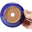 Round blue bonsai pot by Shibakatsu - 95 x 95 x 30 mm