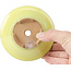Maceta de bonsái amarilla redonda - 105 x 105 x 40 mm