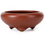 Round unglazed bonsai pot by Bigei - 65 x 65 x 25 mm