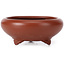 Round unglazed bonsai pot by Bigei - 65 x 65 x 25 mm