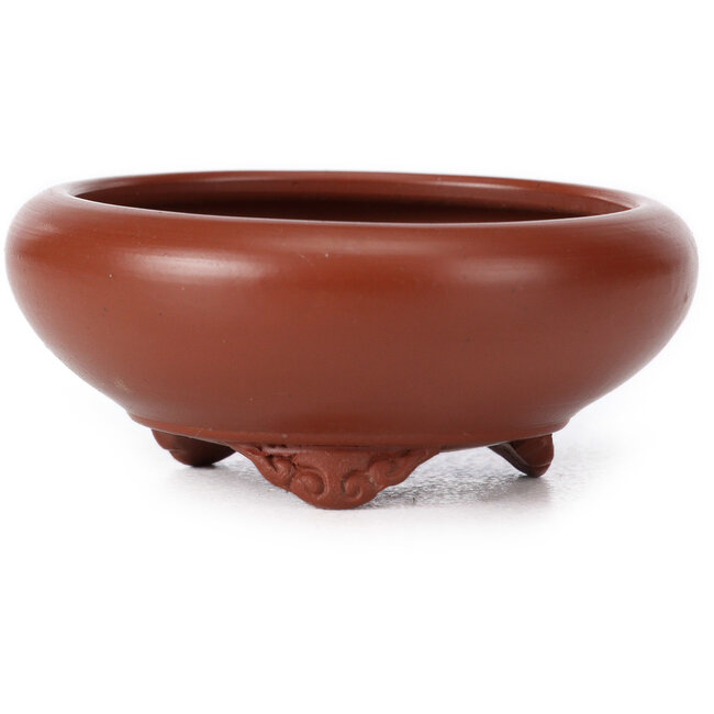 Pot à bonsaï rond non émaillé par Bigei - 65 x 65 x 25 mm