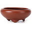 Round unglazed bonsai pot by Bigei - 65 x 65 x 25 mm