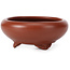 Ronde ongeglazuurde bonsai pot van Bigei - 65 x 65 x 25 mm