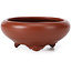 Ronde ongeglazuurde bonsai pot van Bigei - 65 x 65 x 25 mm