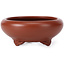 Round unglazed bonsai pot by Bigei - 65 x 65 x 25 mm