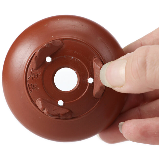 Pot à bonsaï rond non émaillé par Bigei - 65 x 65 x 25 mm