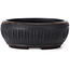 Ronde ongeglazuurde bonsai pot van Bigei - 95 x 95 x 35 mm