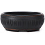 Round unglazed bonsai pot by Bigei - 95 x 95 x 35 mm