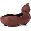 Pot à bonsaï ovale non émaillé par Bigei - 160 x 100 x 100 mm