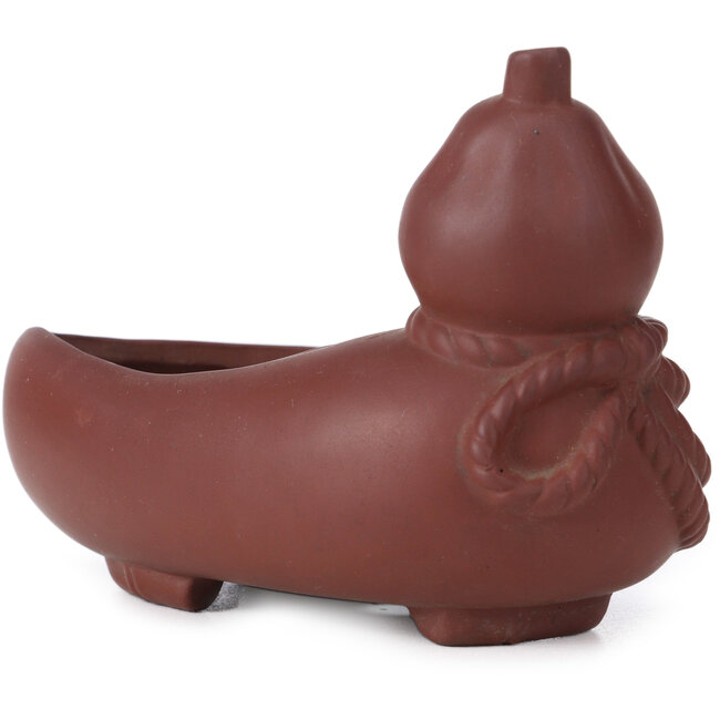 Vaso bonsai ovale non smaltato di Bigei - 160 x 100 x 100 mm