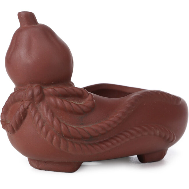 Pot à bonsaï ovale non émaillé par Bigei - 160 x 100 x 100 mm