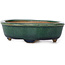 Mokko green bonsai pot by Ikkou - 120 x 100 x 30 mm