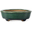 Mokko green bonsai pot by Ikkou - 120 x 100 x 30 mm