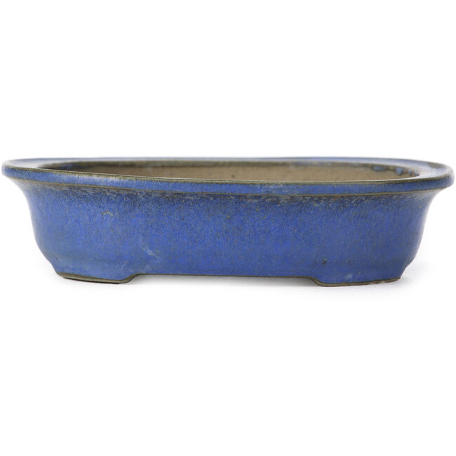 Blue Ceramic Bonsai Pot - Oval 20