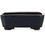 Maceta de bonsái rectangular azul de Issho - 115 x 90 x 35 mm