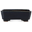 Maceta de bonsái rectangular azul de Issho - 115 x 90 x 35 mm
