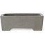 Rechthoekige ongeglazuurde bonsaipot van Shibakatsu - 145 x 115 x 45 mm