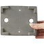 Rechthoekige ongeglazuurde bonsaipot van Shibakatsu - 145 x 115 x 45 mm