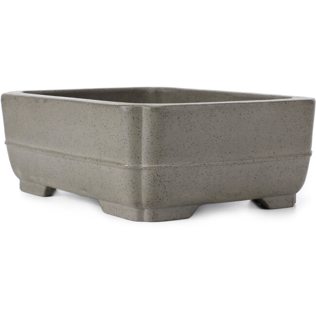 Rectangular Unglazed bonsai pot - 275 x 210 x 95 mm